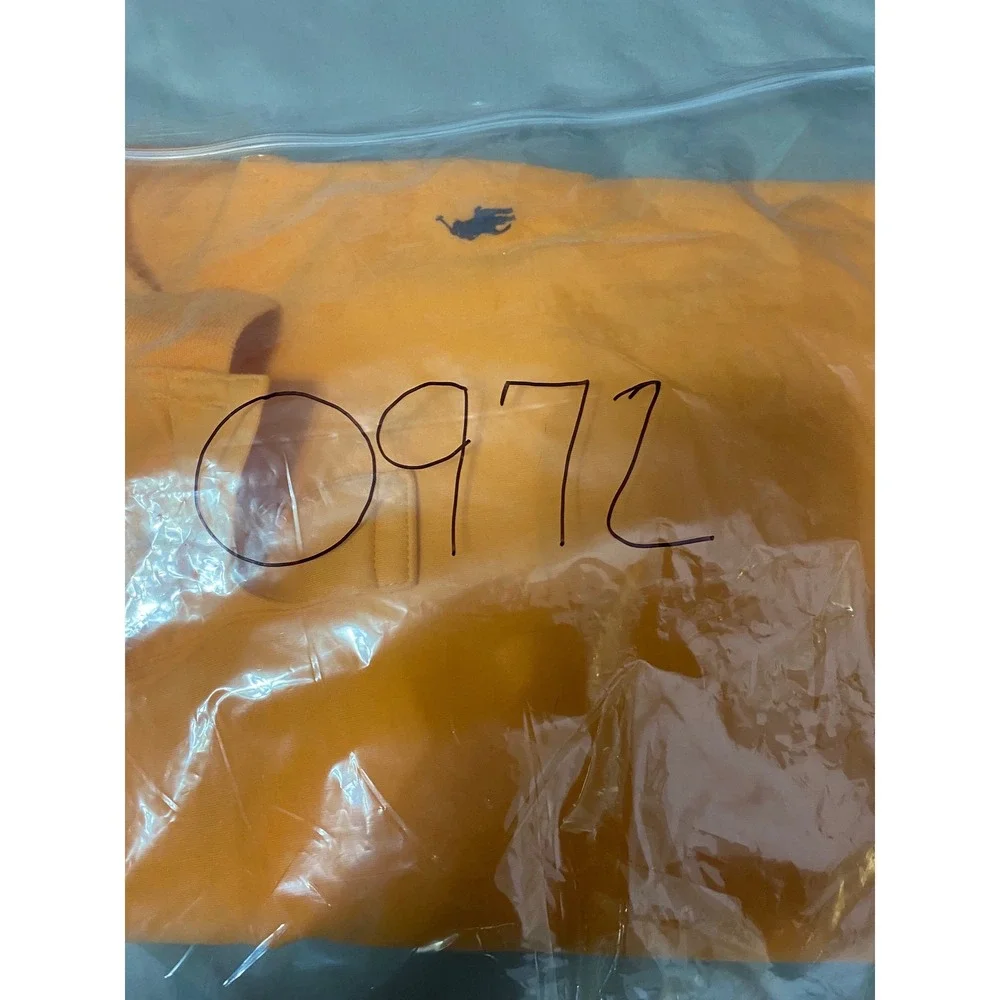 Polo Ralph‎ Lauren Mens XL Orange Short Sleeve Cotton Polo Preppy Ivy League